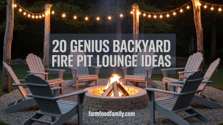 20+ Stylish Backyard Fire Pit Lounge Ideas That Set the Mood Just Right