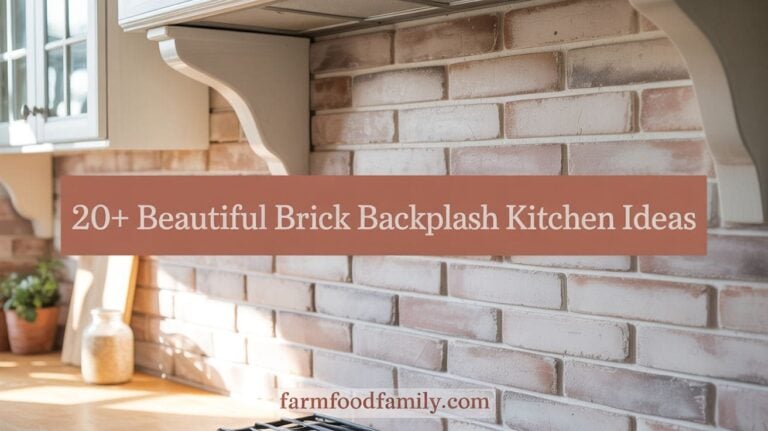 20+ Brick Backsplash Kitchen Ideas You’ll Wish You Tried Sooner