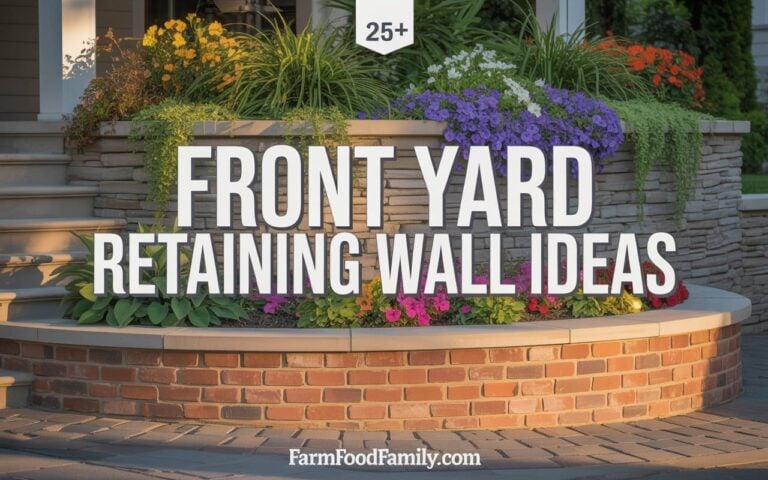 15+ Stunning Front Yard Retaining Wall Ideas (Plus Do You Need a Permit?)