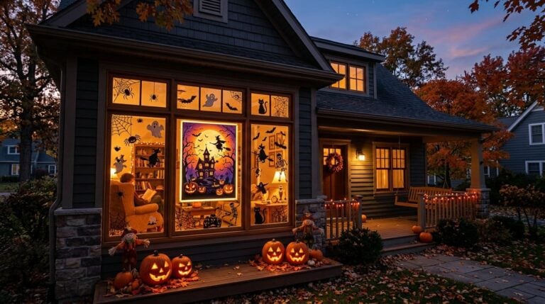 30 Best Halloween Window Decorations for a Bewitching Front View