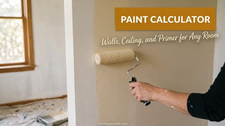 Paint Calculator: Walls, Ceiling, and Primer for Any Room