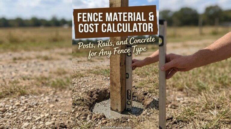 Fence Material & Cost Calculator: Posts, Rails, and Concrete for Any Fence Type