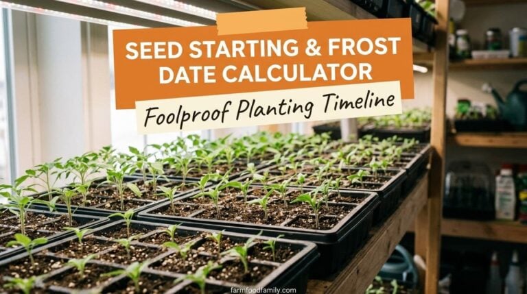 Seed Starting & Frost Date Calculator: Foolproof Planting Timeline