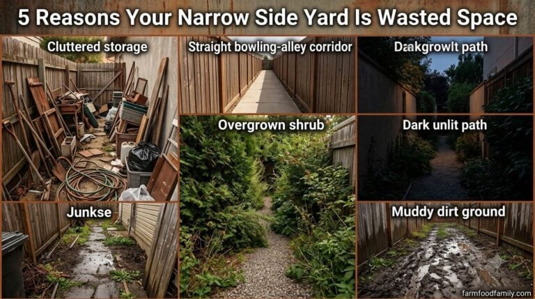 5 Reasons Your Narrow Side Yard Is Wasted Space (And the One Layout Change That Fixes It)