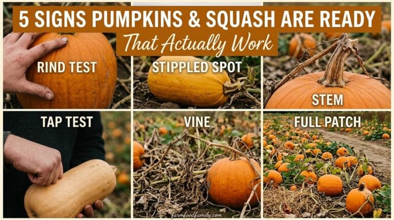 September Pumpkin & Squash Harvest: 5 Telltale Signs They’re Ready to Pick Right Now