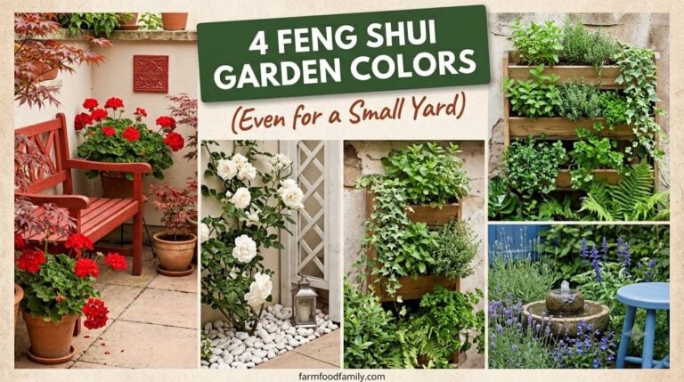 4 Feng Shui Colors Your Garden Needs to Balance the Five Elements