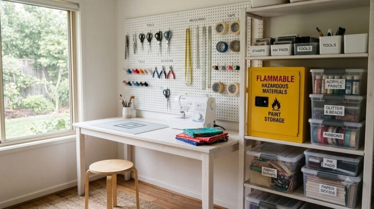 20 Craft Supply Storage Ideas That Actually Keep Paint and Small Parts Safe