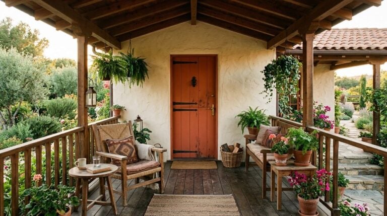 7 Cozy Earth-Tone Color Combos Designers Are Using for Fall Porches in 2026