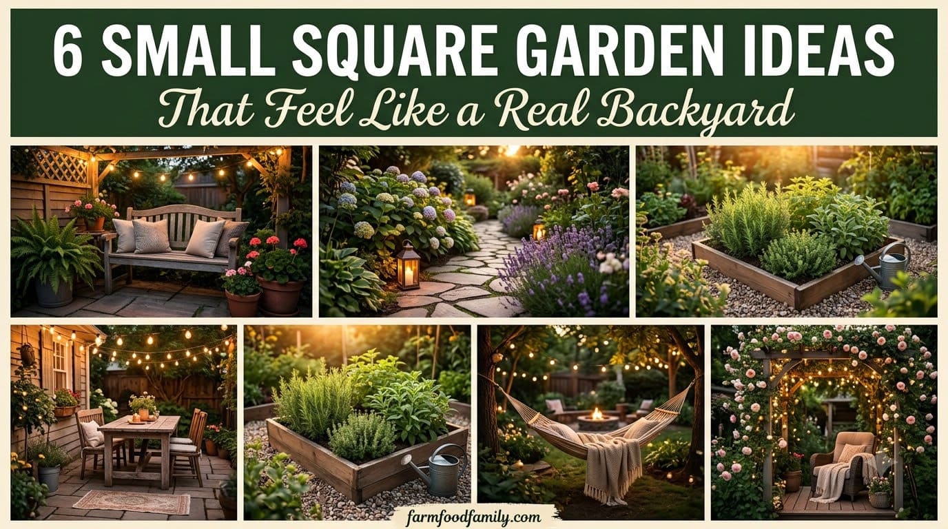 Small Square Garden Ideas: 9 Genuinely Useful Ways to Make a Boxy Yard Feel Bigger