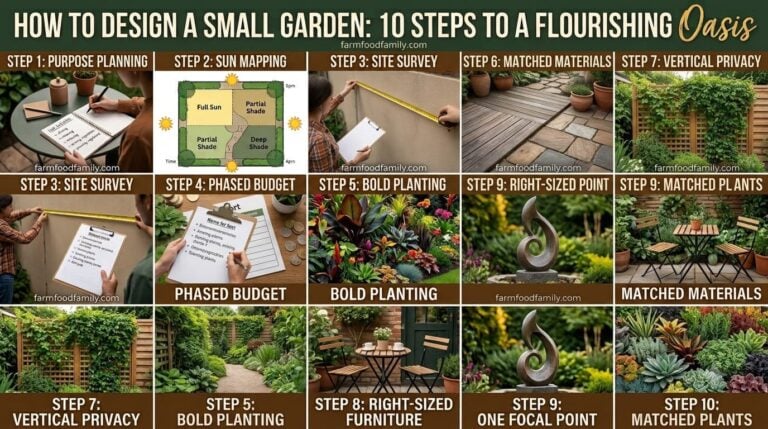 How to Design a Small Garden: 10 Steps to Turn an Awkward Sliver of Land Into a Flourishing Oasis