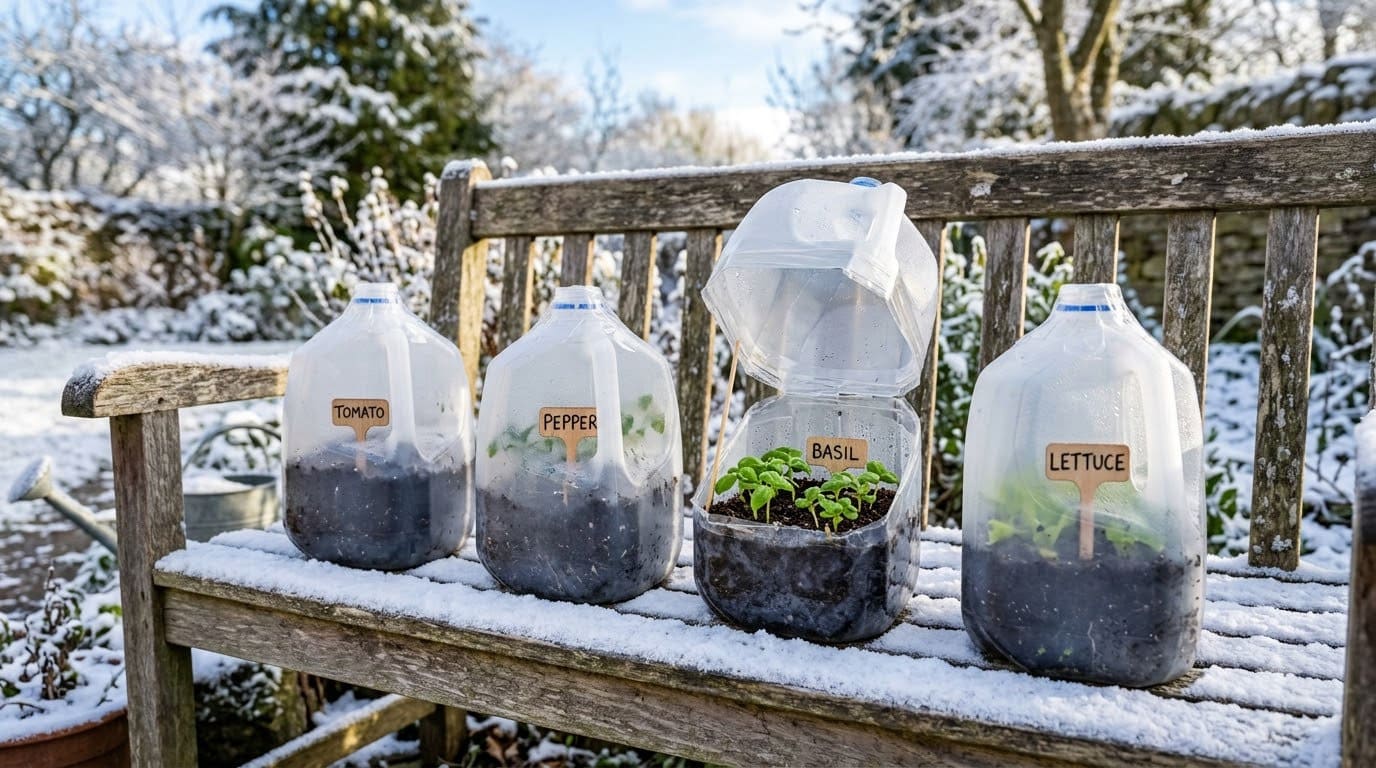 The Milk Jug Greenhouse: 7 Simple Steps to Winter Sowing