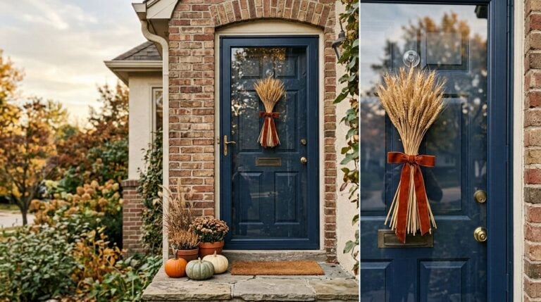 10 Clever Thanksgiving Door Decor Ideas Beyond a Basic Wreath (No Nails Needed)