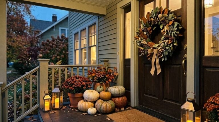 15 Charming Thanksgiving Outdoor Decorations for a Welcoming Porch