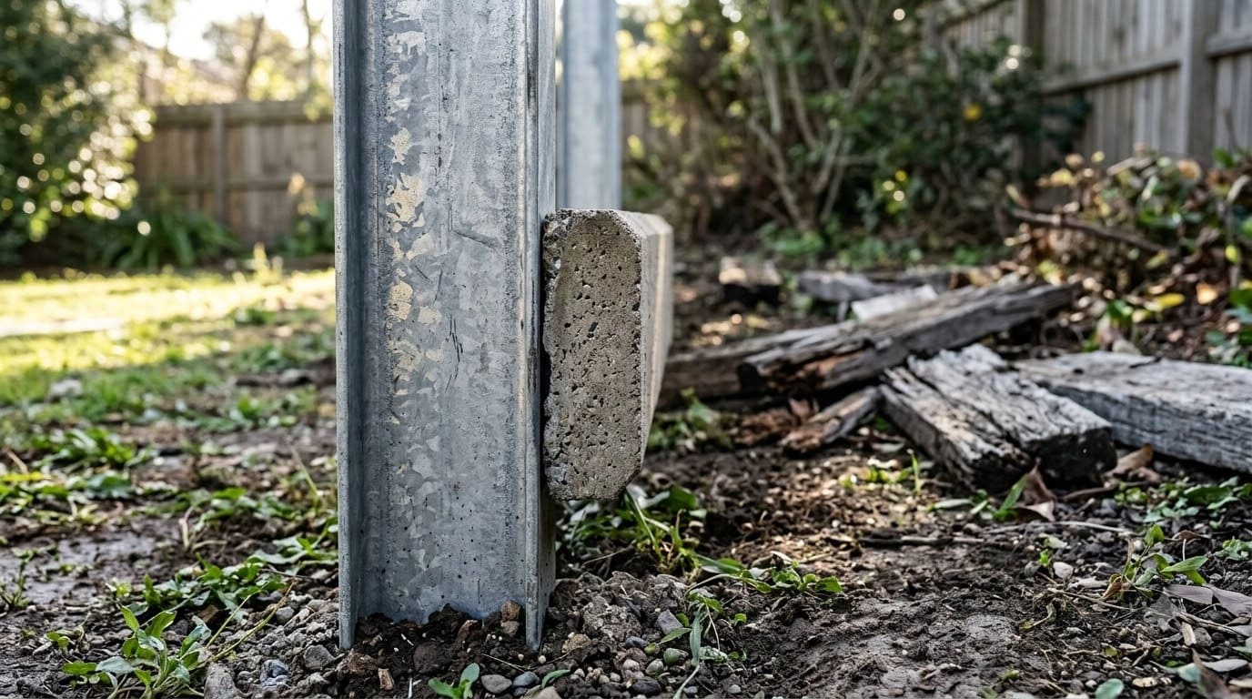 Concrete Sleeper and Steel Post Retaining Wall: How We Rebuilt Ours So It Won’t Rot Again