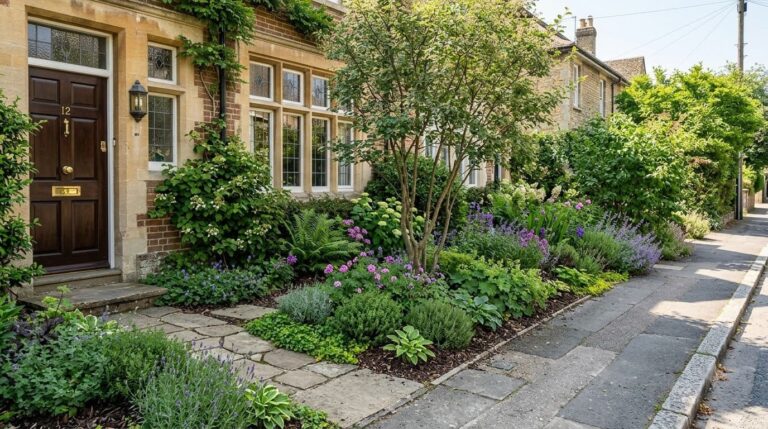 7 Design Tricks for Narrow Front Gardens That Make Them Feel Luxurious, In Spite of Their Size