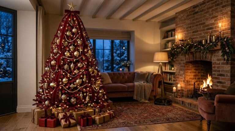 15 Gorgeous Red Christmas Tree Ideas That Look Rich, Not Cheap