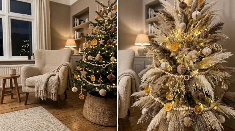 12 Serene Beige Christmas Tree Decorating Ideas That Never Look Bland