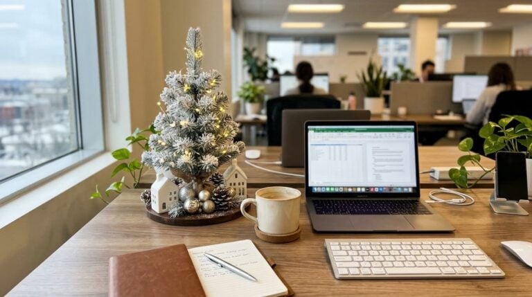 12 Polished Office Christmas Decorations That Stay Professional