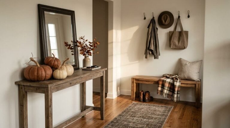 12 Warm Thanksgiving Entryway Decor Ideas That Welcome Guests In