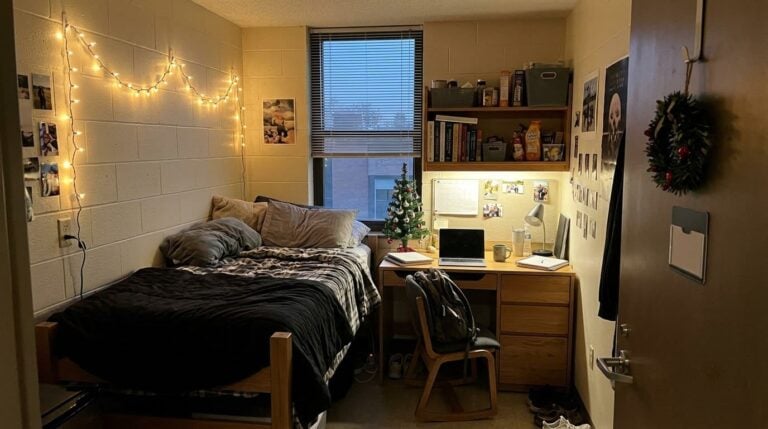 10 Cheerful Christmas Room Decor Ideas for Teens and Dorm Rooms