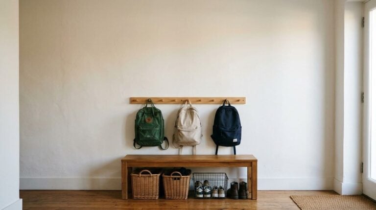 20 Smart Backpack Storage Ideas for Entryways, Bedrooms and Small Spaces